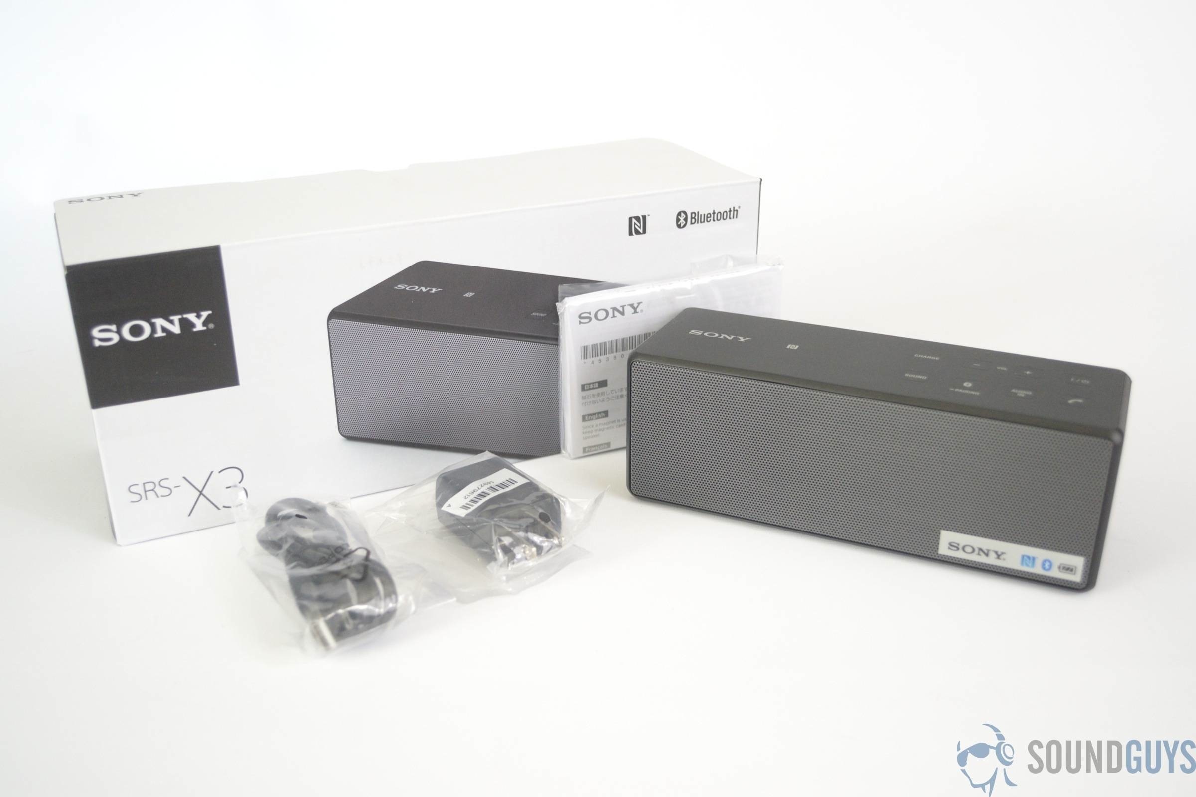 Sony SRS X3 review unit package