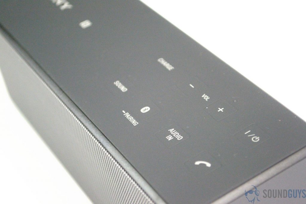 Sony SRS X3 buttons