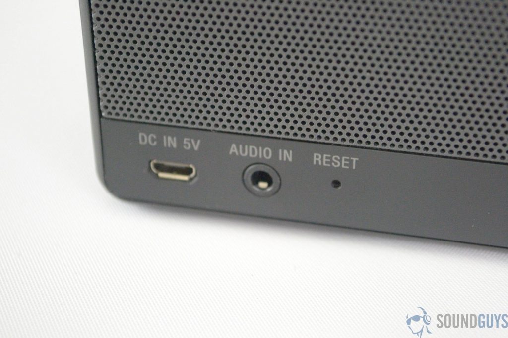 Sony SRS X3 connections