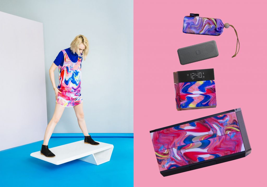 Soudfreaq x Clashist Collage Split Sand Art Dress