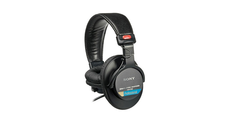 The Sony MDR-7506 studio headphones against a white background.