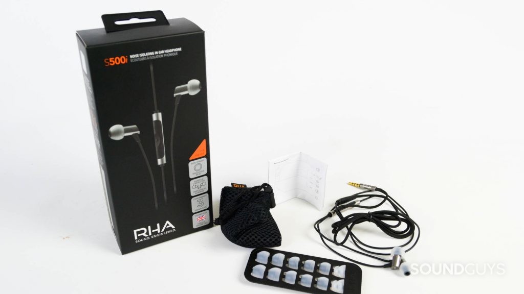 The RHA S500i inclusions.