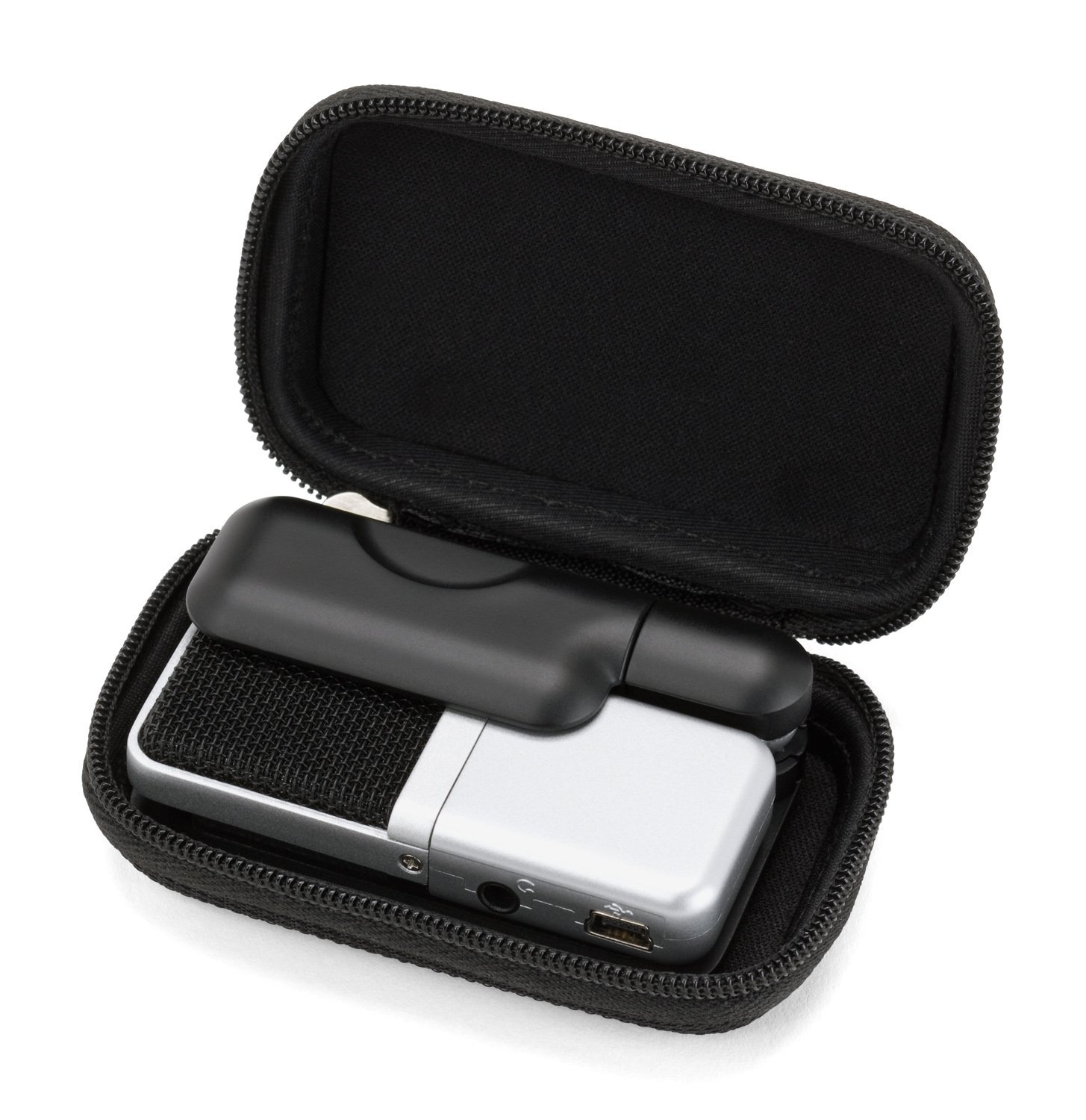 Samson Go_amazon 3 Best USB microphones: The Go Mic in its included carrying case.