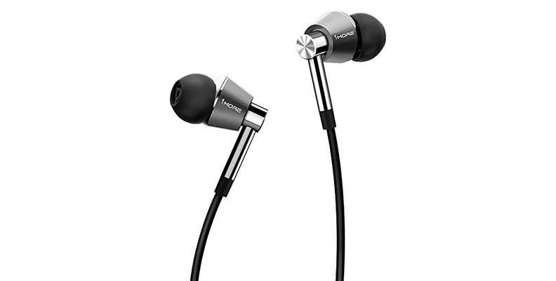 The two balanced armatures and separate dynamic driver helpt to deliver a well-balanced listening experience. Pictured: Stock photo of the 1MORE triple driver earbuds.
