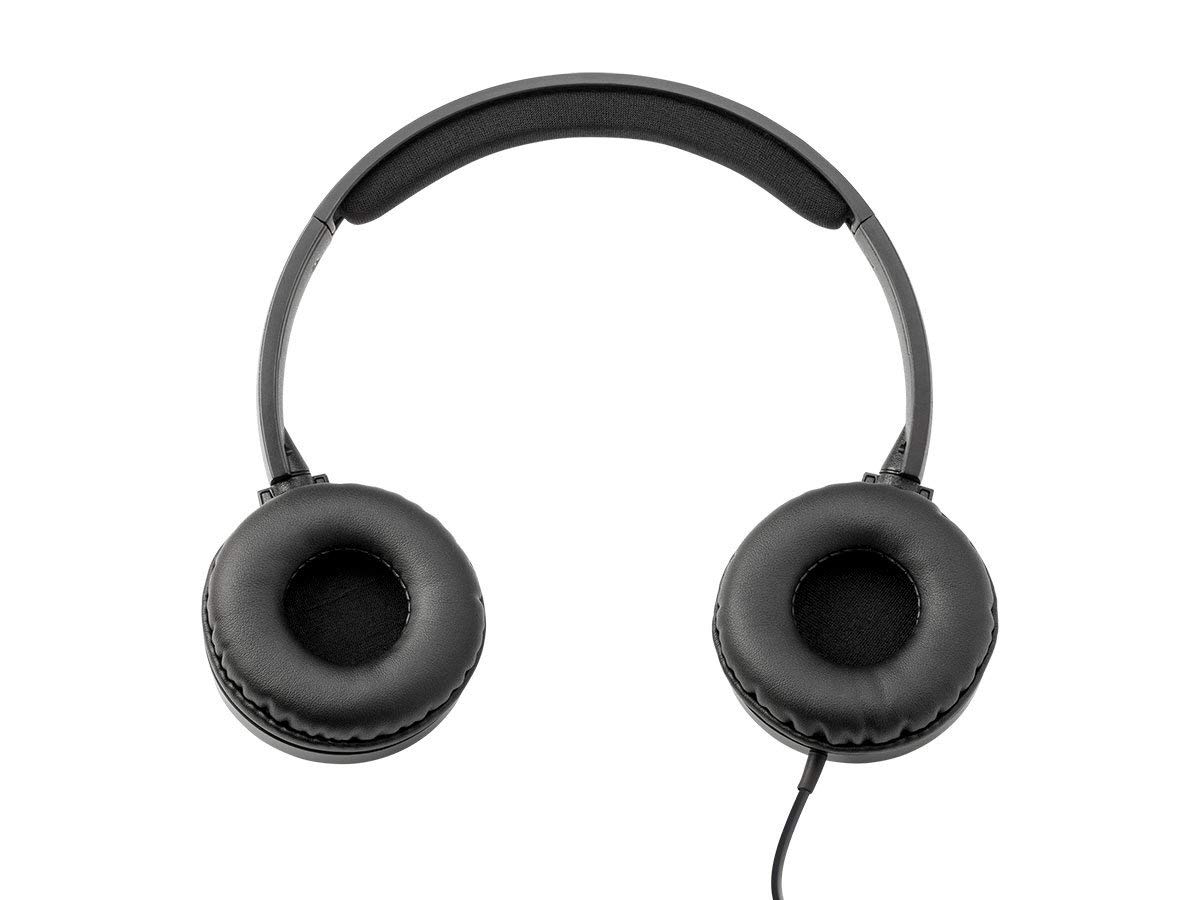 Best on-ear headphones: Amazon image of the headphones with the ear cups folded flat.