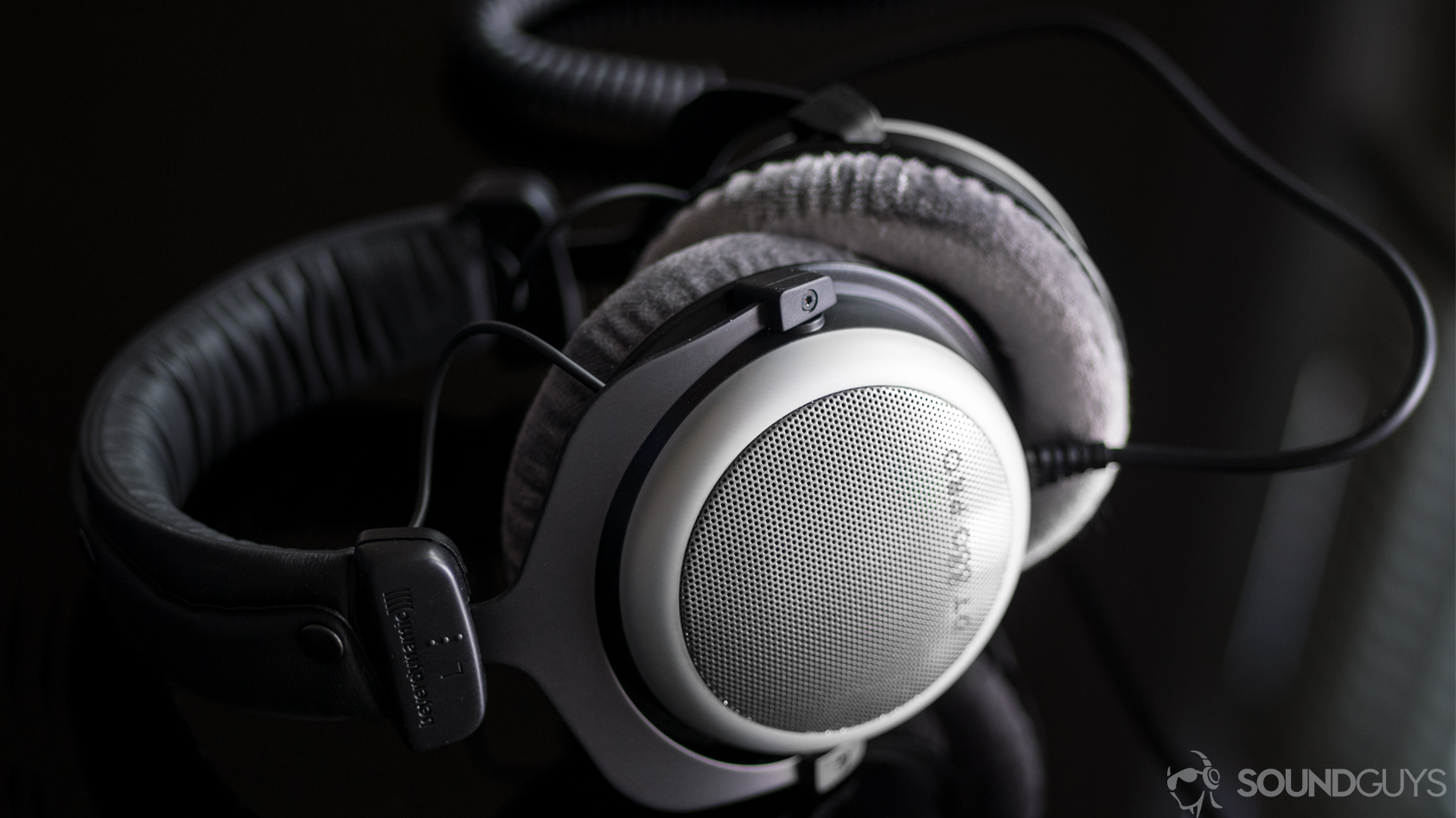 A photo of the Beyerdynamic DT 880 PRO headphones.