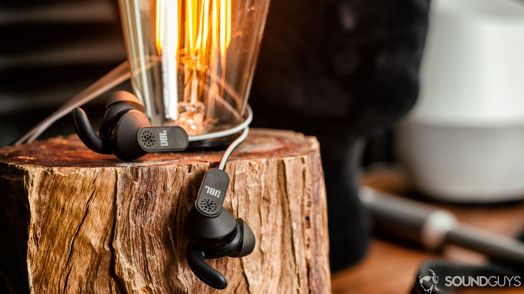 best-usb-c-headphones-hero-jbl-reflect-aware-c A photo of the JBL Reflect Aware C in-ear USB-C headphones.