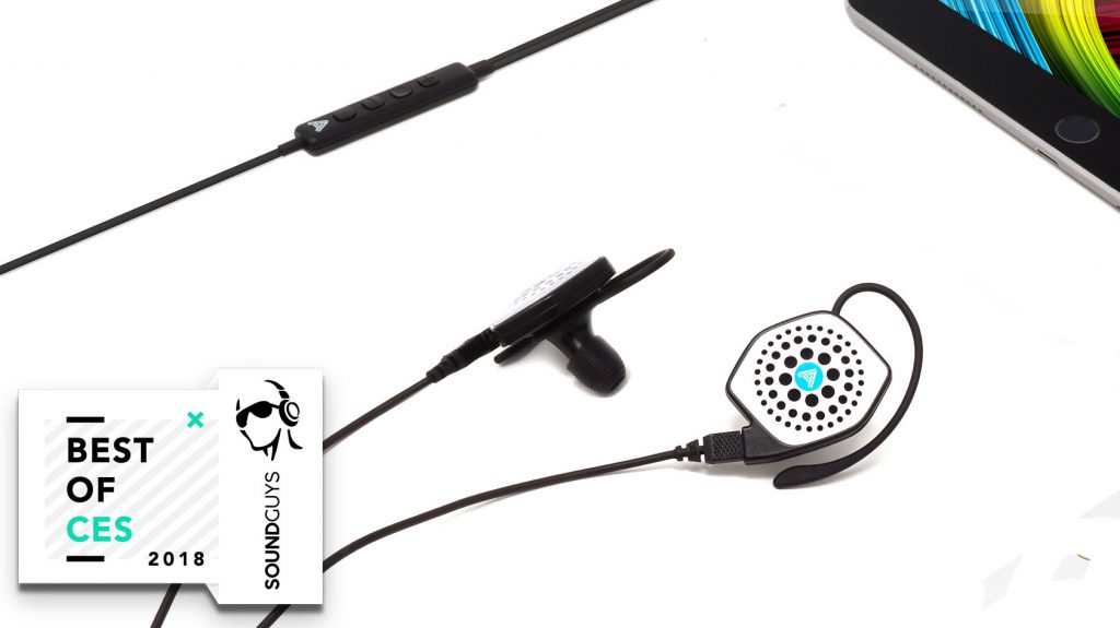 A manufacturer photo of the Audeze iSine LX.