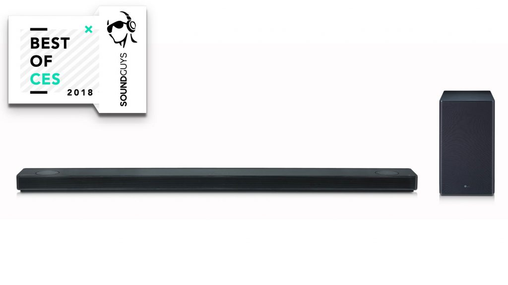 A manufacturer's image of the LG SK10Y soundbar