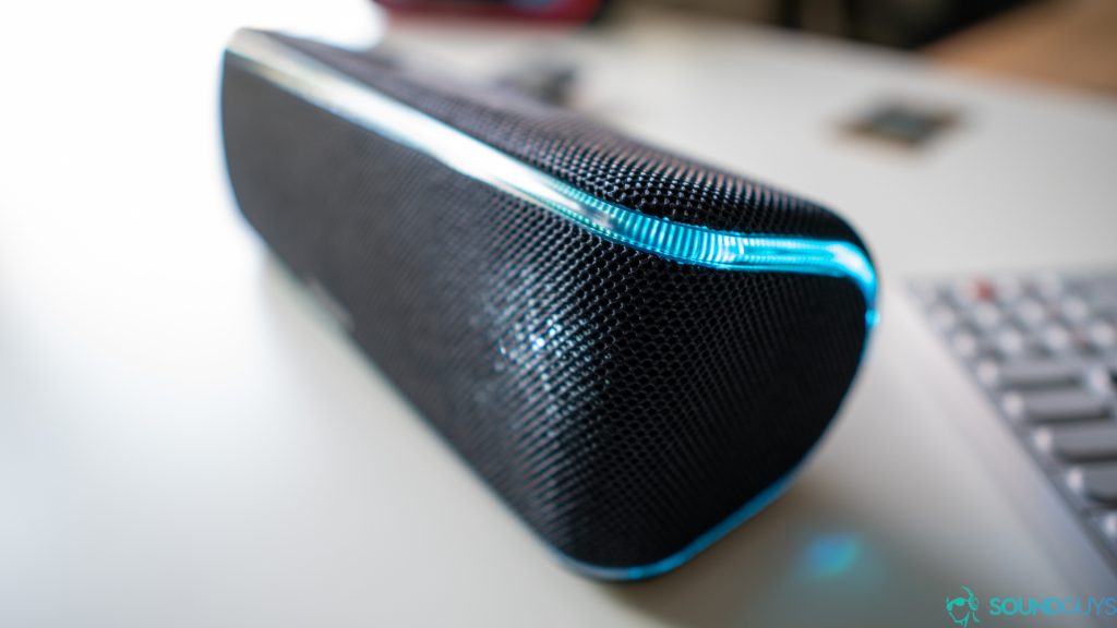 The XB41 has lights all around the speaker.