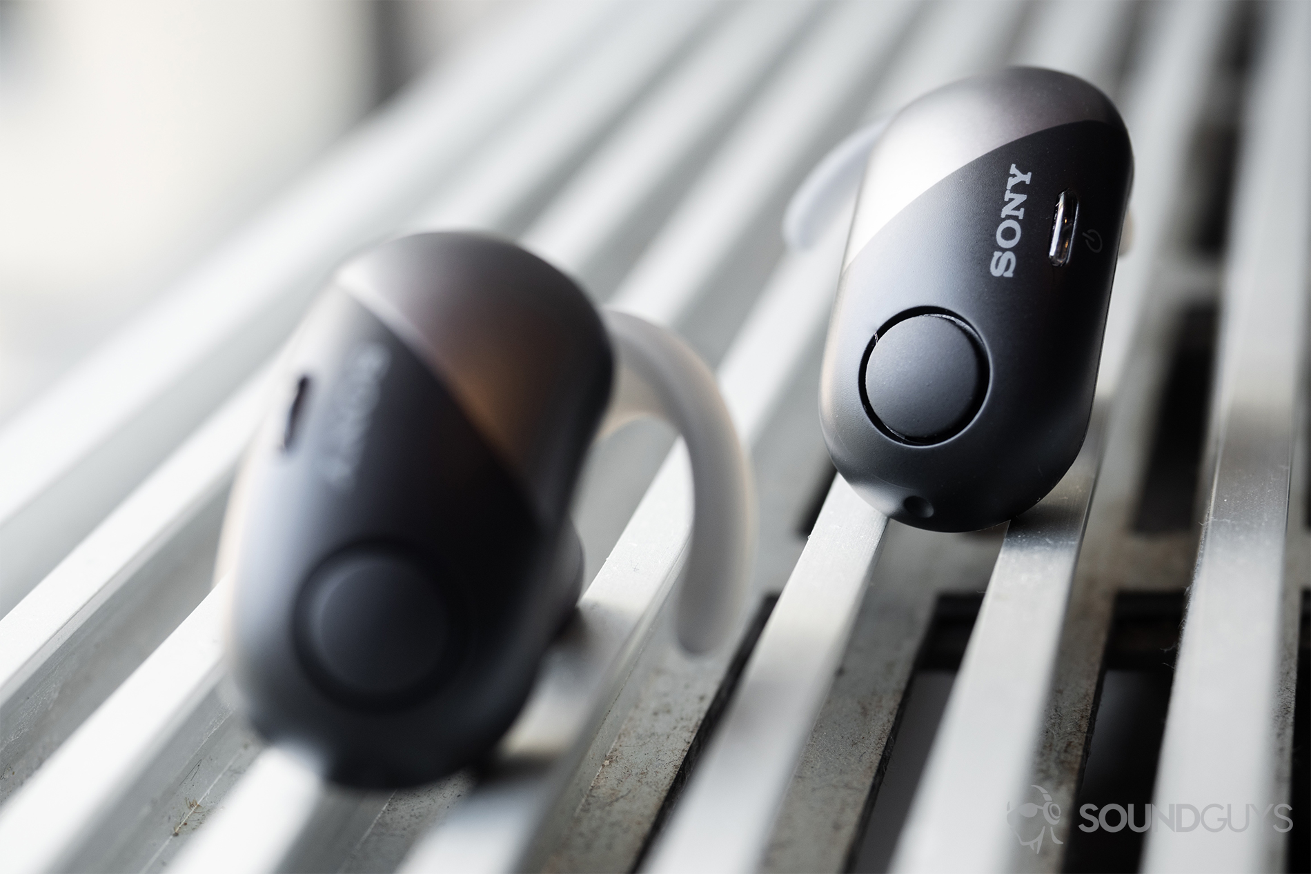 Sony_WF-700N-8 Sony WF-SP700N: The earbuds standing up on an air vent.