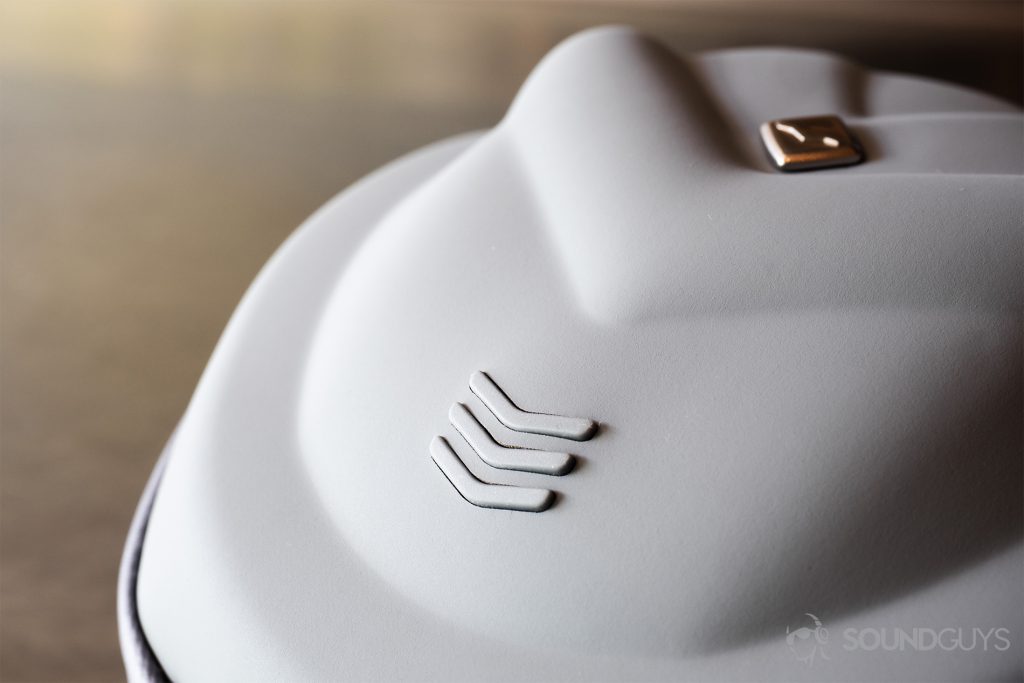 The V-Moda Crossfade 2 Codex case's air vents, which allow the headphone to dry off.