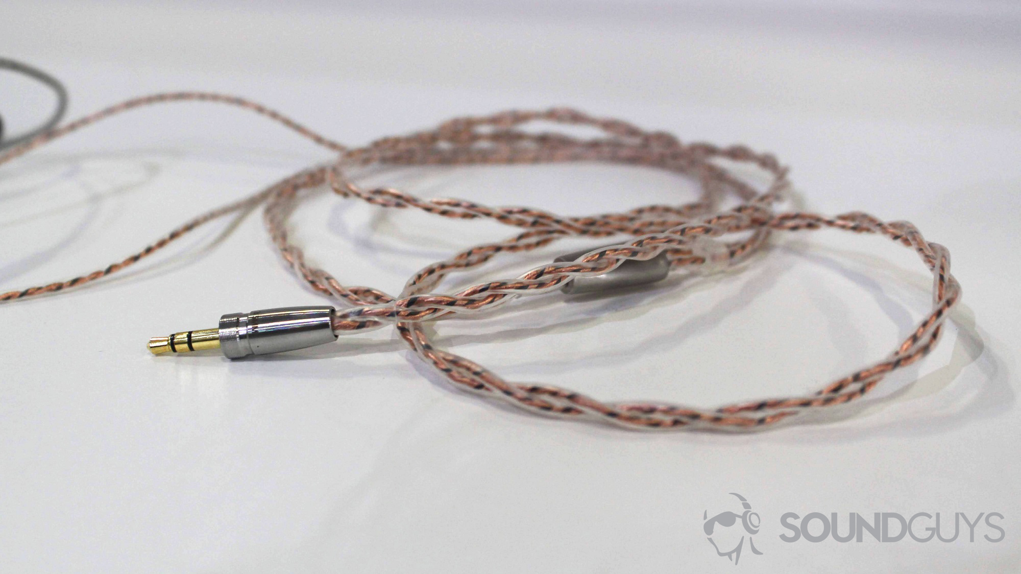 The RHA CL2 Planar headphones cable and jack.