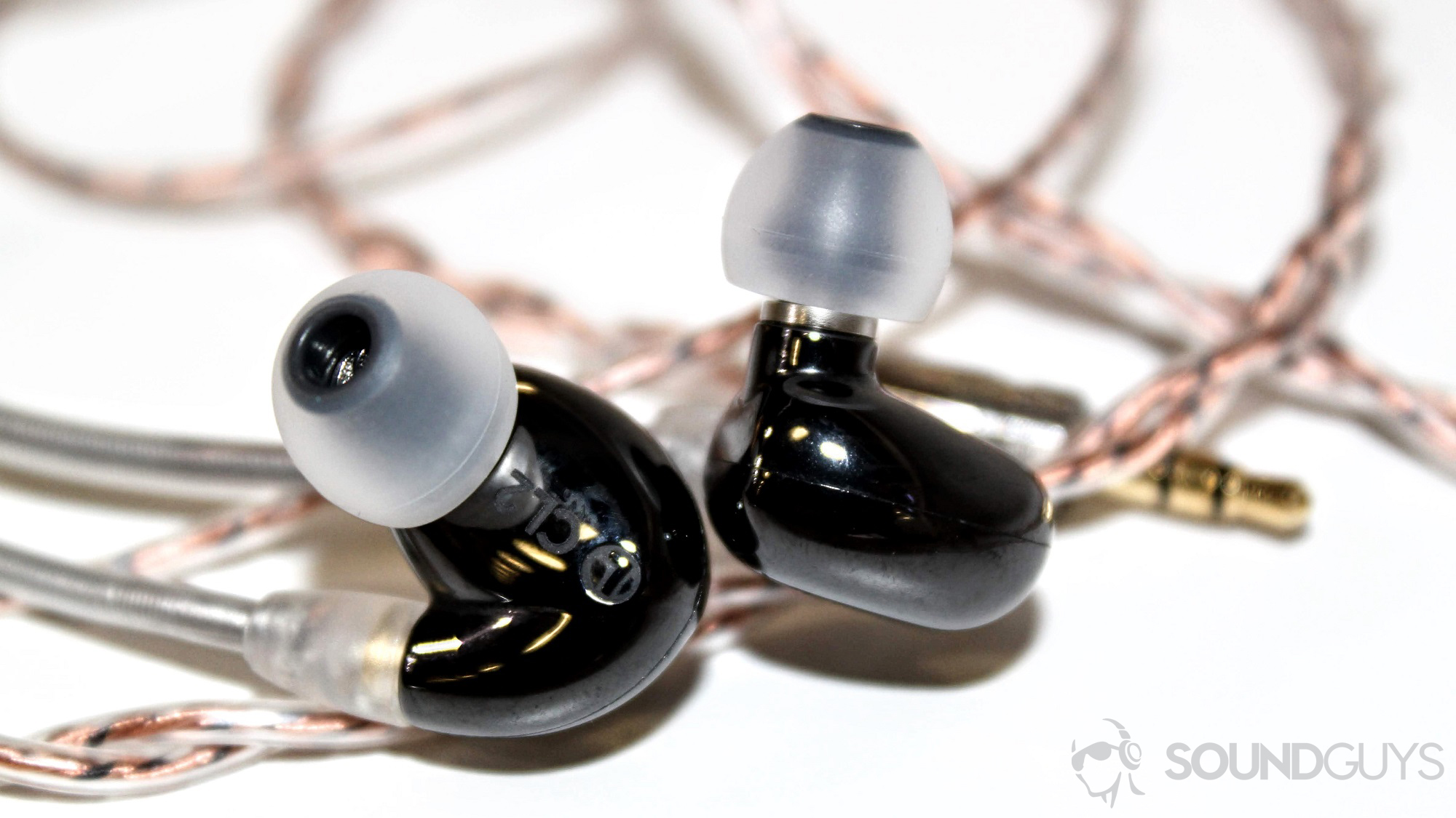 The RHA CL2 Planar headphones closeup.