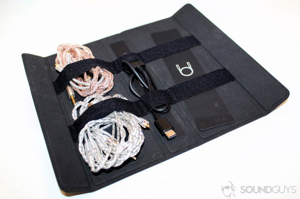 The RHA CL2 Planar retail inner packaging.