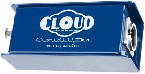 A manufacturer photo of the Cloud Microphones CL-1 Cloudlifter.
