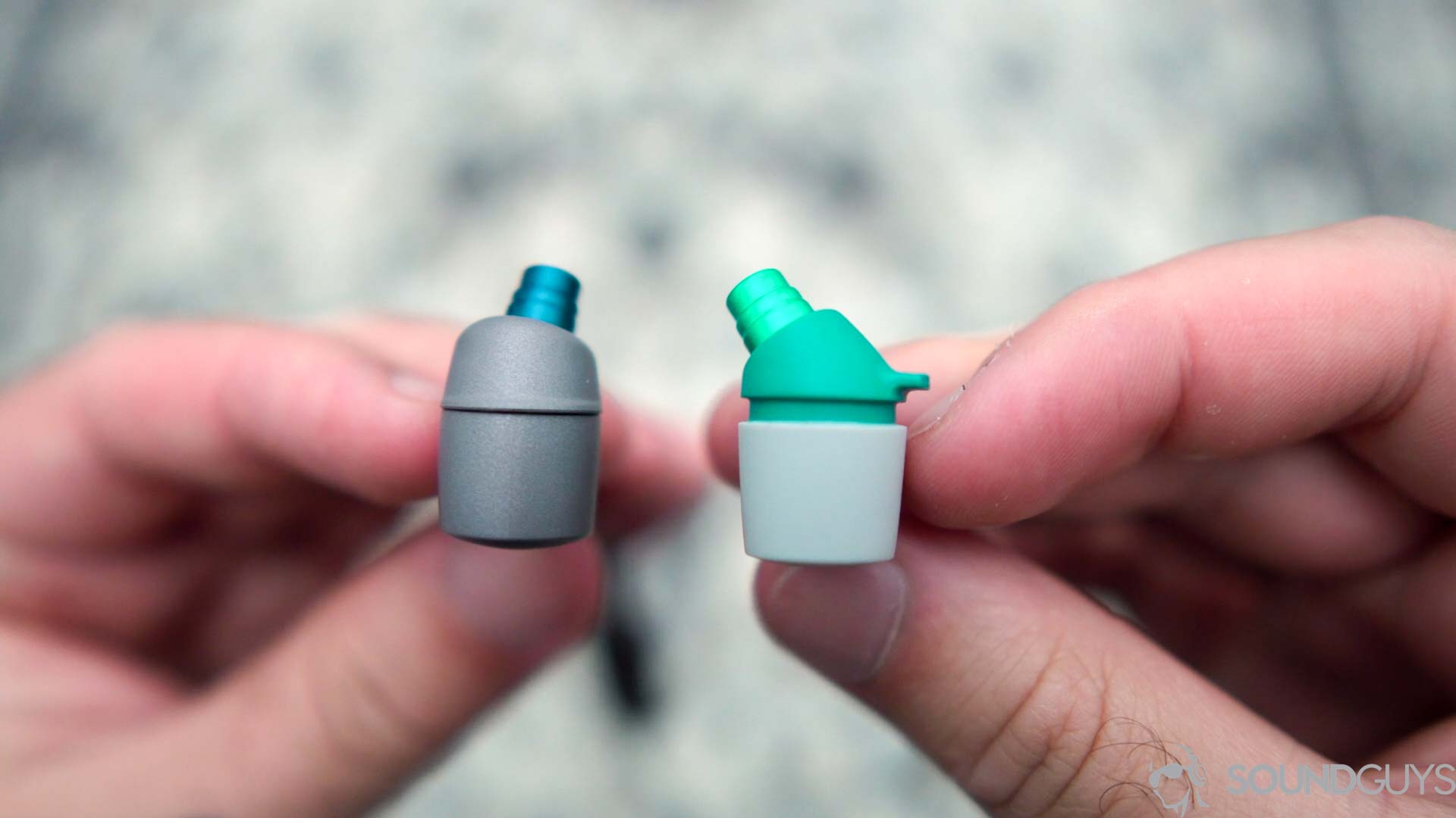 Pictured are the nozzles of both the Jaybird Tarah's and the Jaybird X4. 