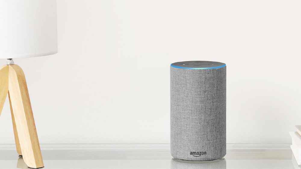 Amazon Echo second generation lifestyle product image. Black Friday audio deals