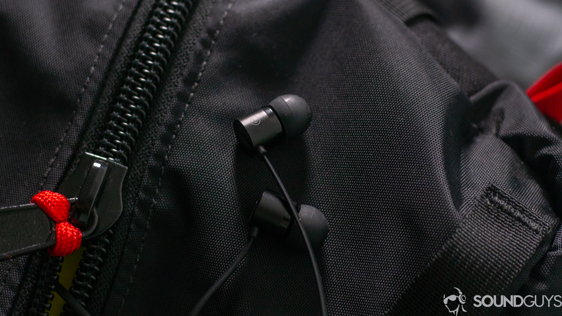 Pictured are the all-black aluminum OnePlus earbuds.