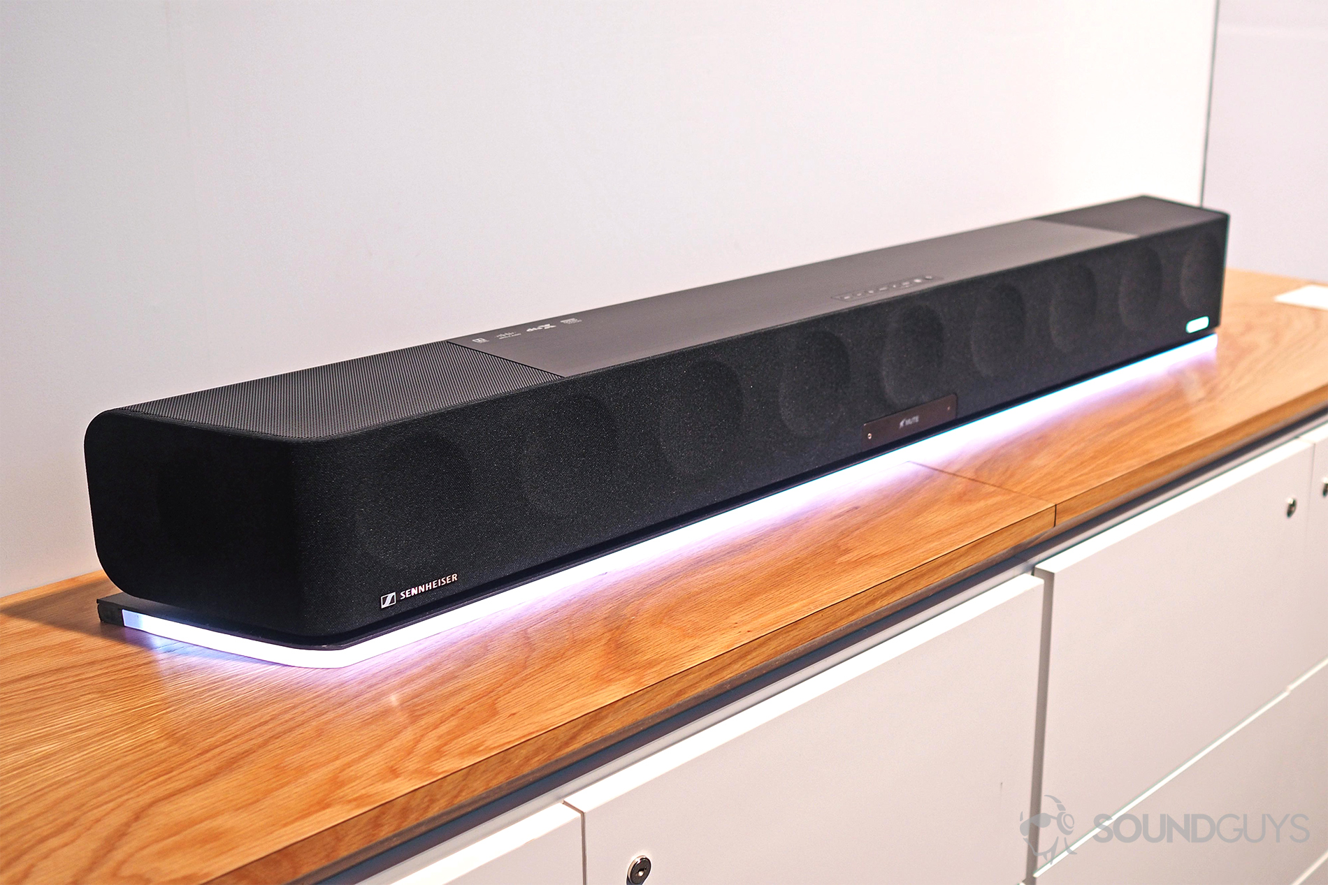 Sennheiser_Ambeo 3D soundbar-CES 2019 3D sound: Sennheiser Ambeo 3D soundbar on display at CES 2019.