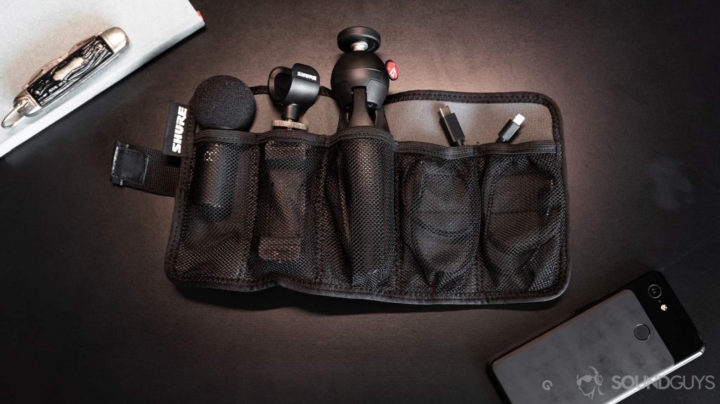 All accessories with the Shure MV88+ Video Kit.