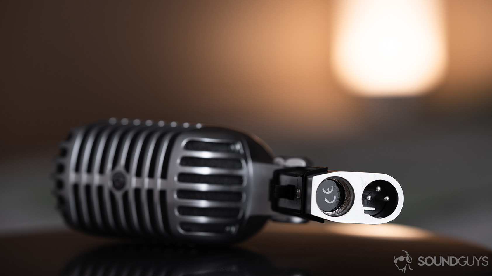 Shure 55SH-5_microphone XLR input Shure 55SH Series II XLR input and screw mount.