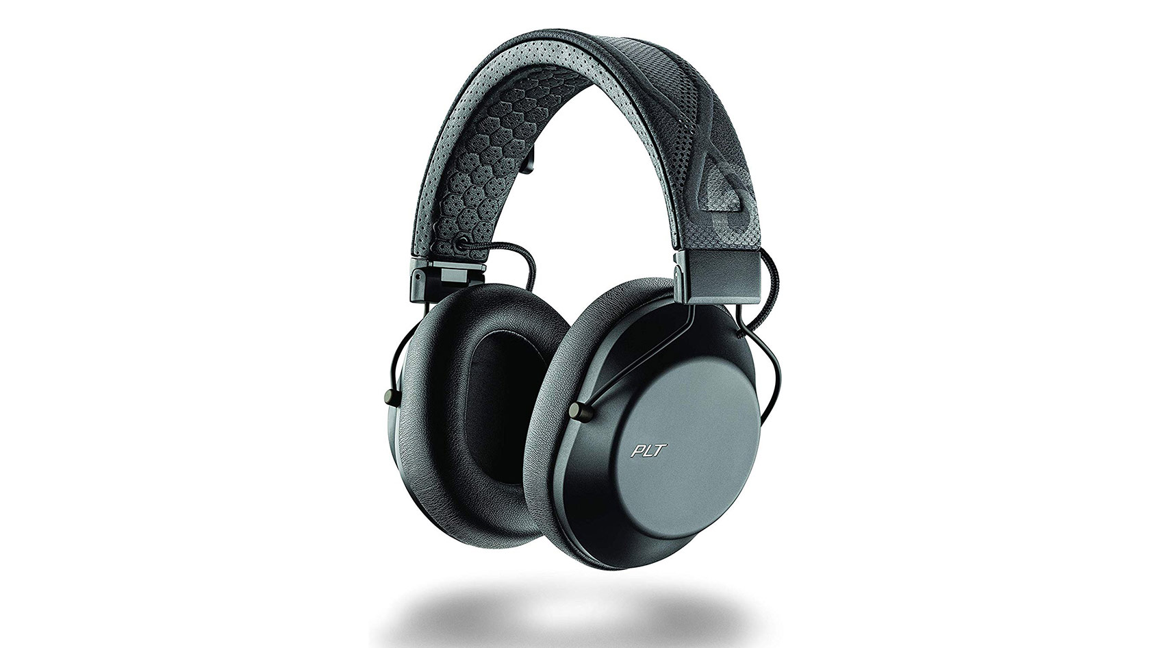 The Plantronics BackBeat Fit 6100 in black against a white background.