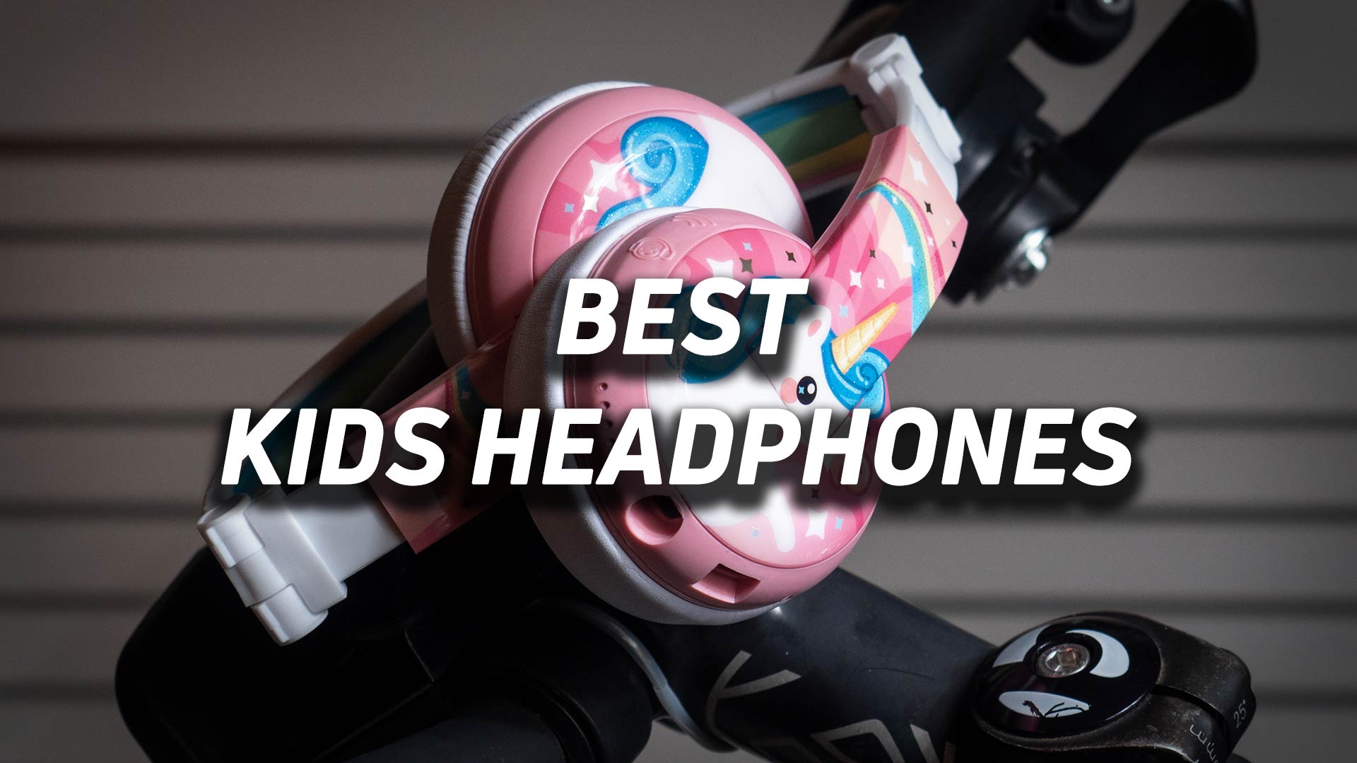 The Buddyphones Wave kids headphones in pink with the text "Best Kids Headphones" overlaid atop the image.