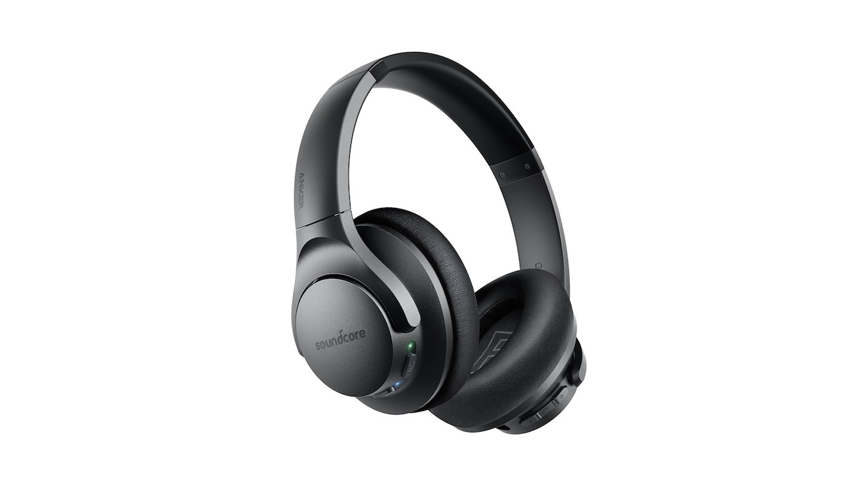 Anker Soundcore Life Q20 (Black) Anker Soundcore Life Q20 headphones on a white background