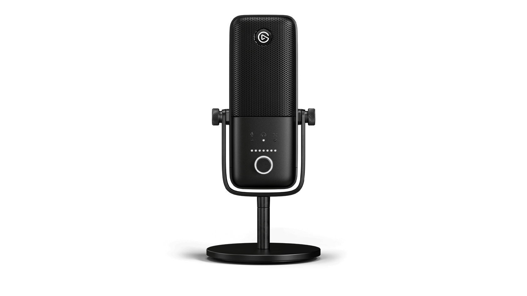 A product image of the Elgato Wave3 microphone in black against a white background.