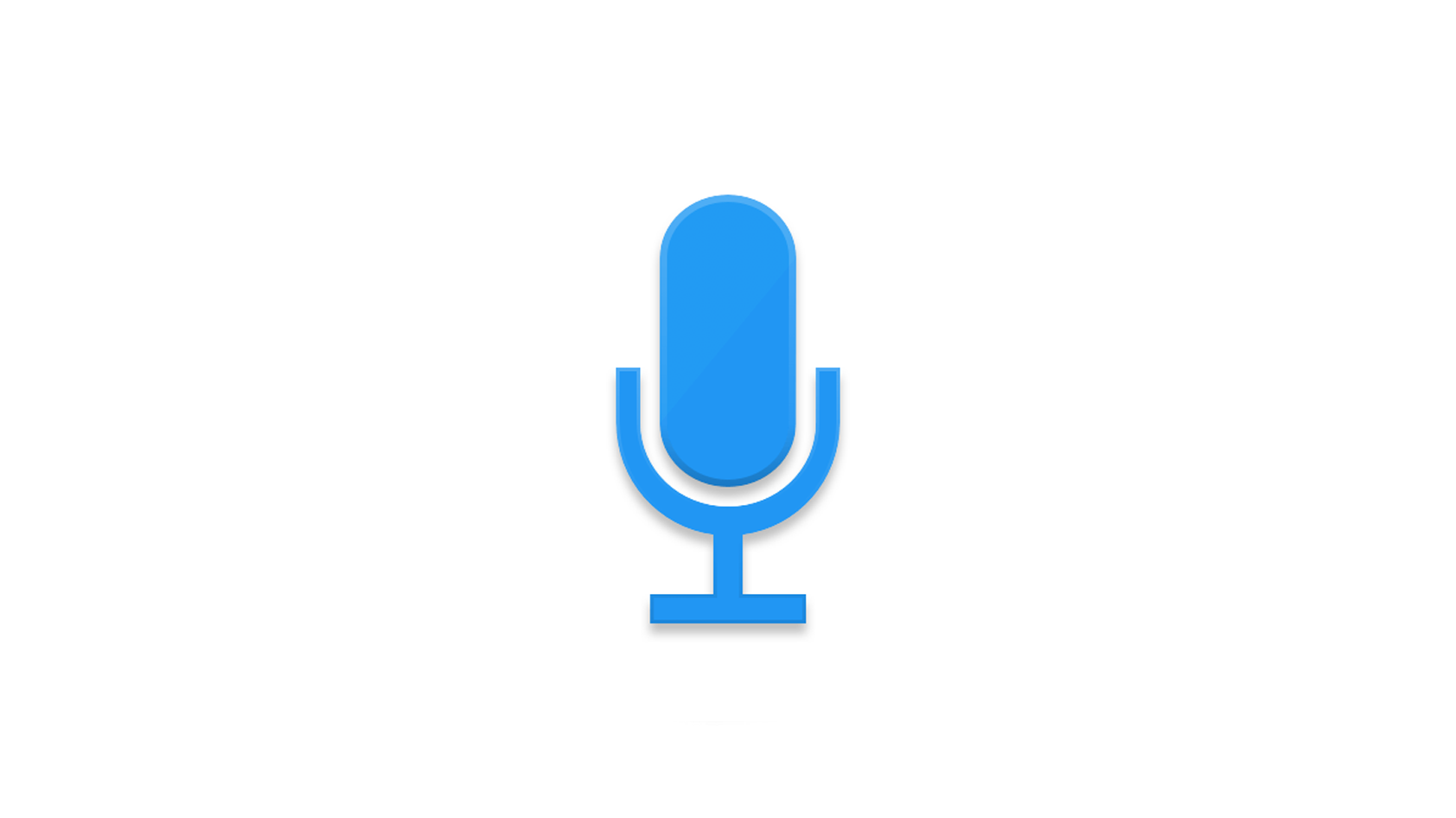 The Easy Voice Recorder logo (blue mic) against a white background.