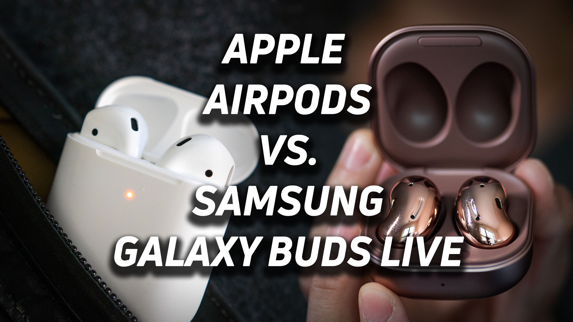 Apple AirPods vs Samsung Galaxy Buds Live - SoundGuys