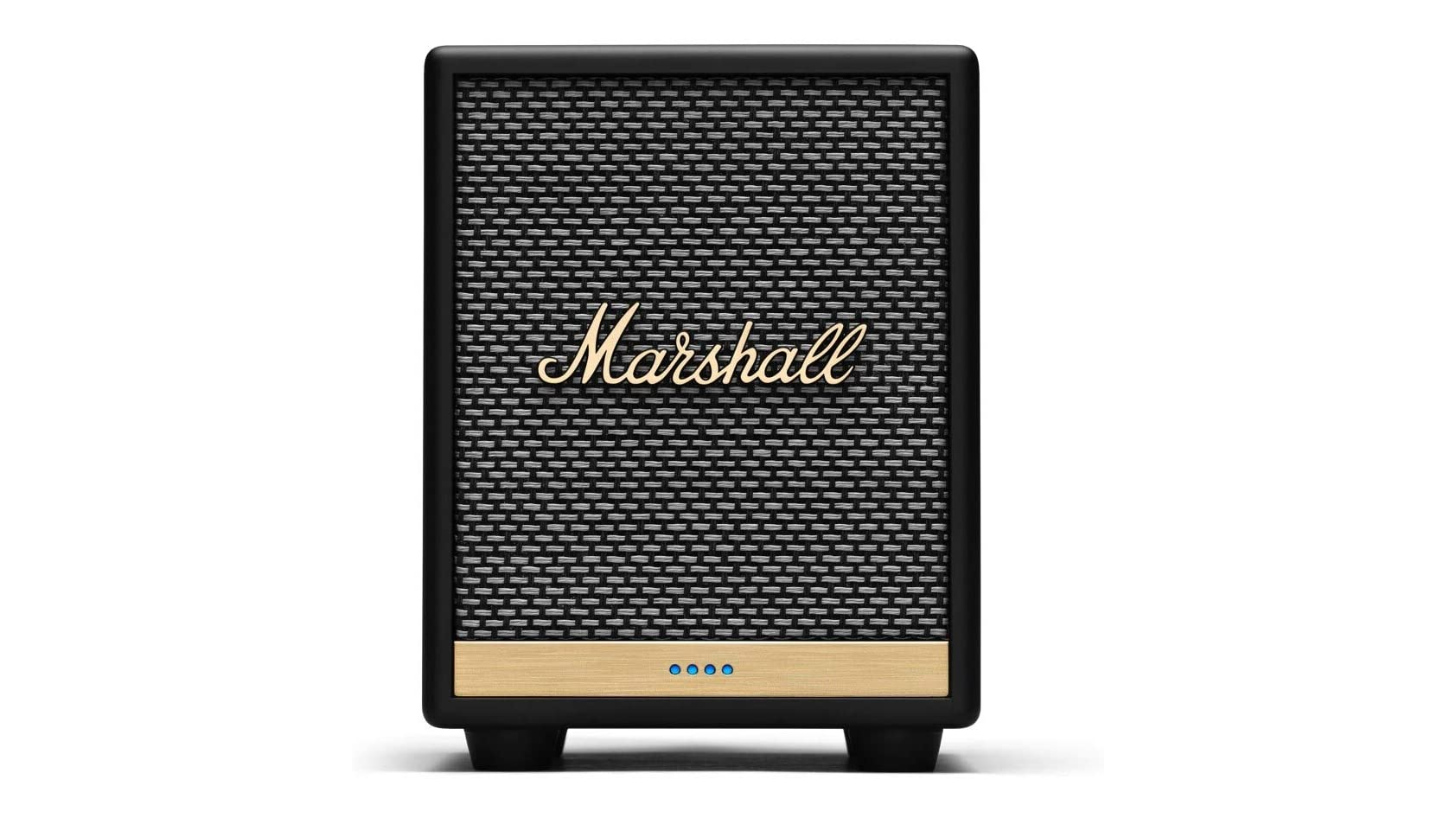 Marshall Uxbridge Voice_Hero Front view of the Marshall Uxbridge Voice Bluetooth speaker.