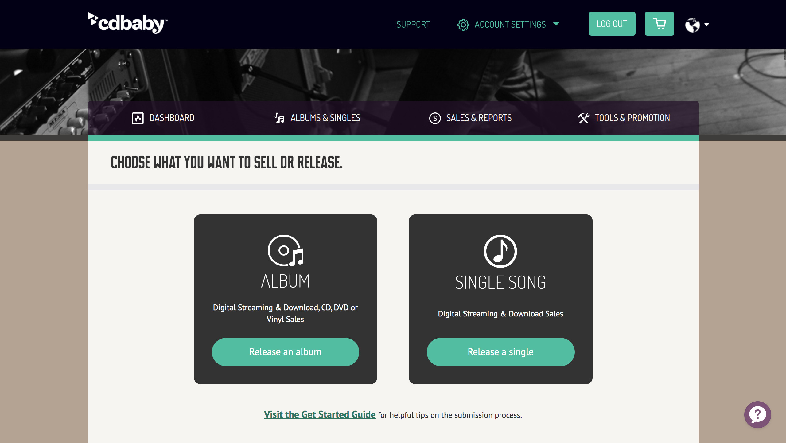 Screen Shot 2020-09-30 at 3.01.39 PM Screenshot of CD Baby interface adding a new release