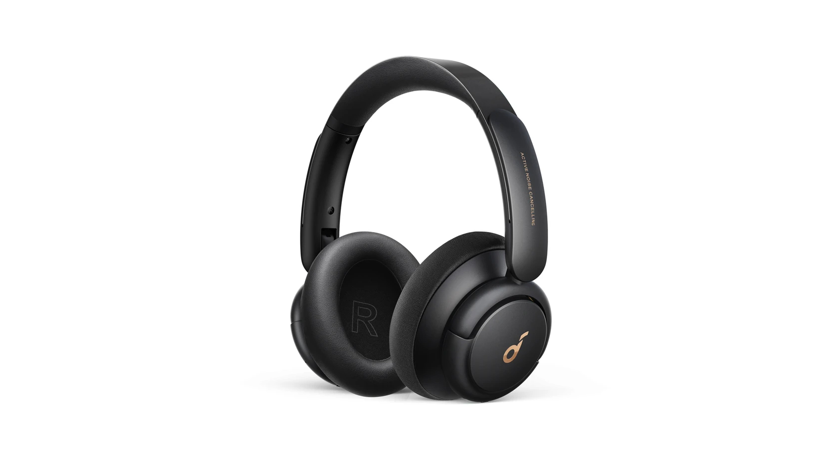 Anker Soundcore Life Q30 noise canceling headphones against a white backdrop