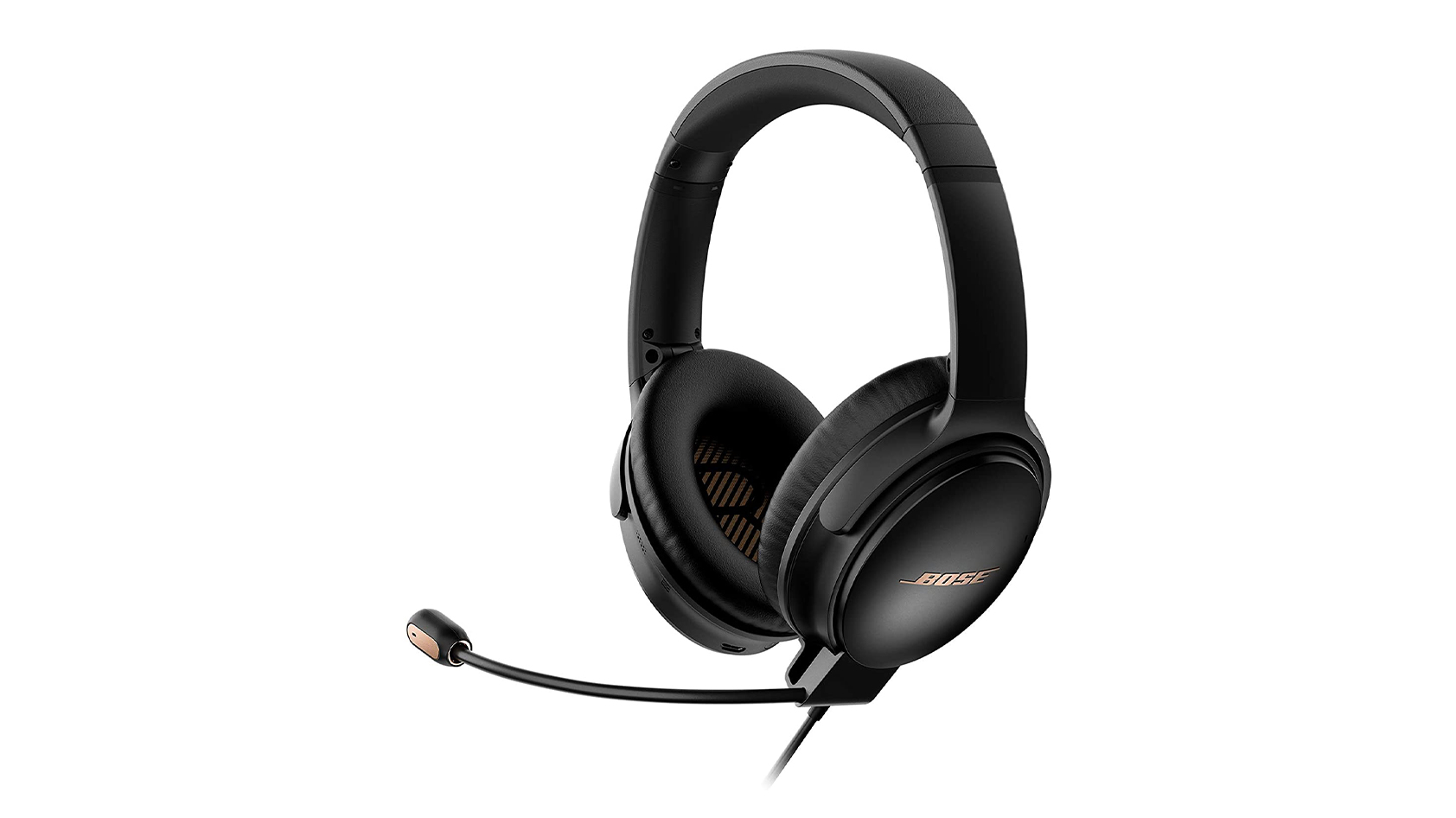 The Bose QuietComfort 35 II Gaming Headset​ in black against a white background.