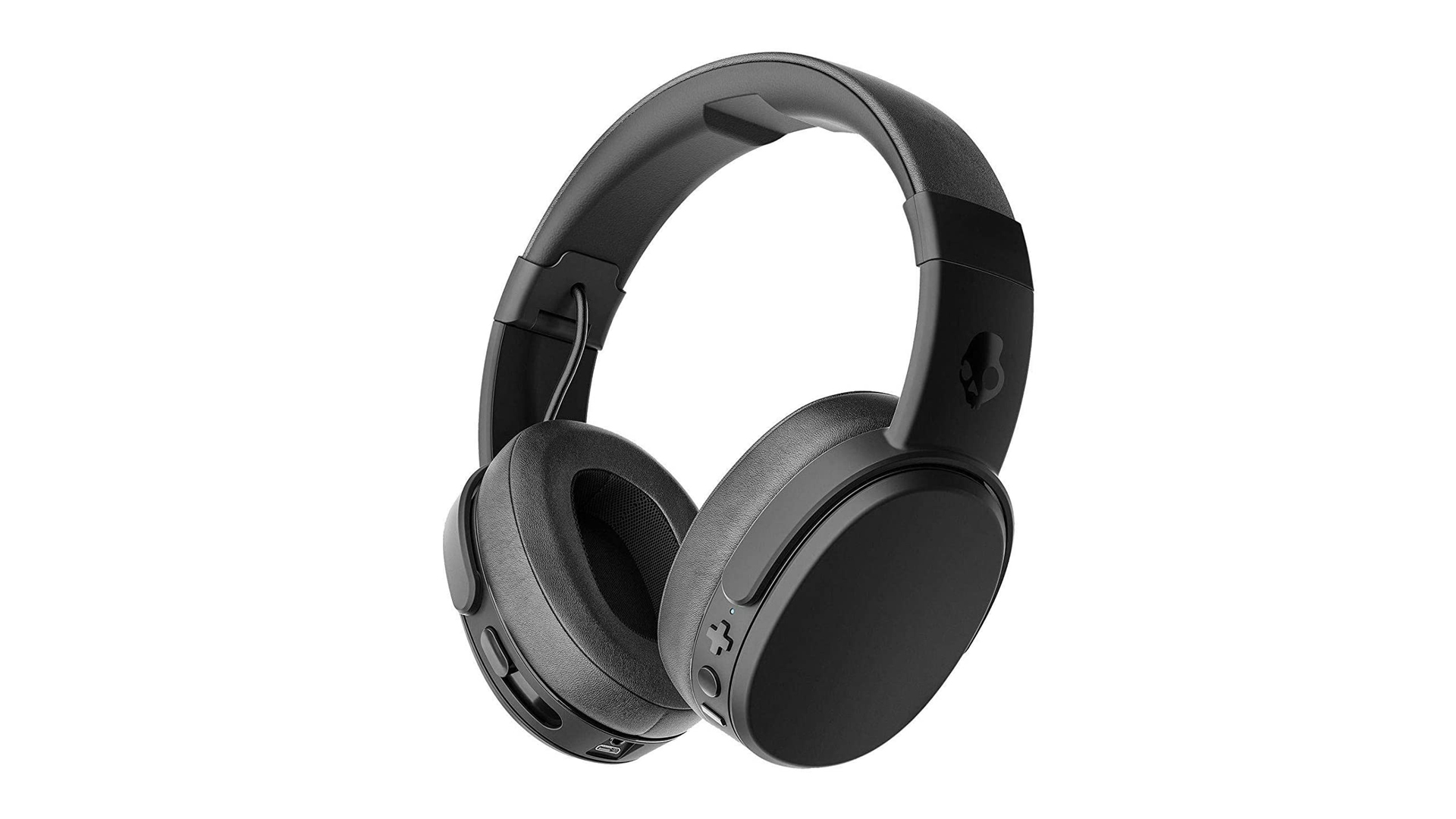 The Skullcandy Crusher Wireless in black against a white background.