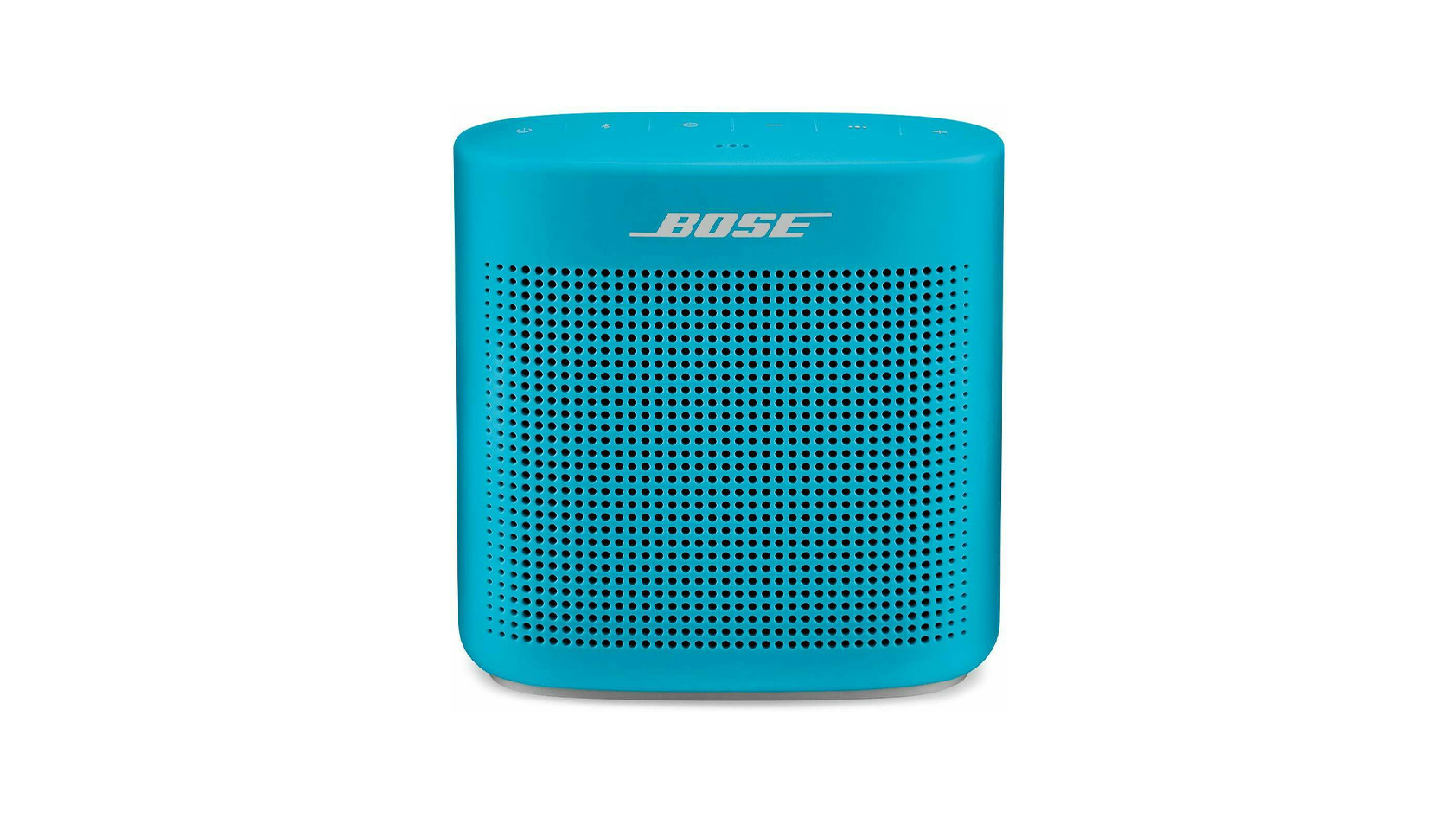 Bose SoundLink Color II in aquamarine against a white background.