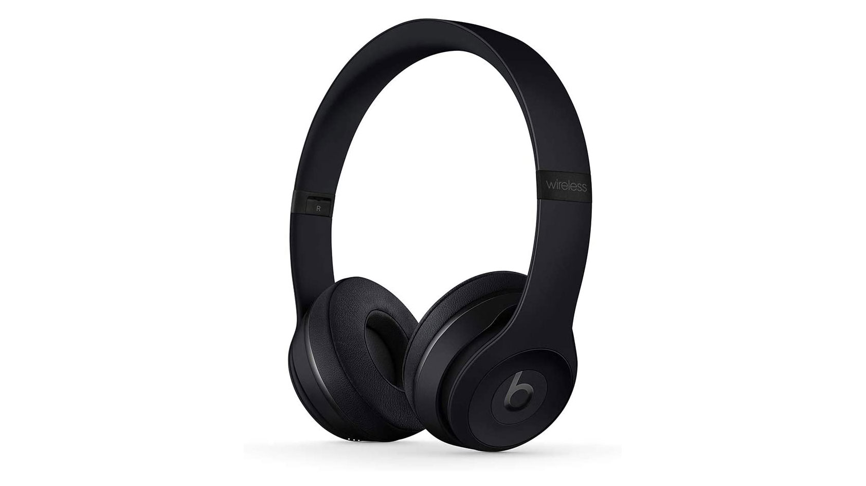 Beats Solo3 Wireless black product image The Beats Solo3 Wireless headphones in black against a white background.