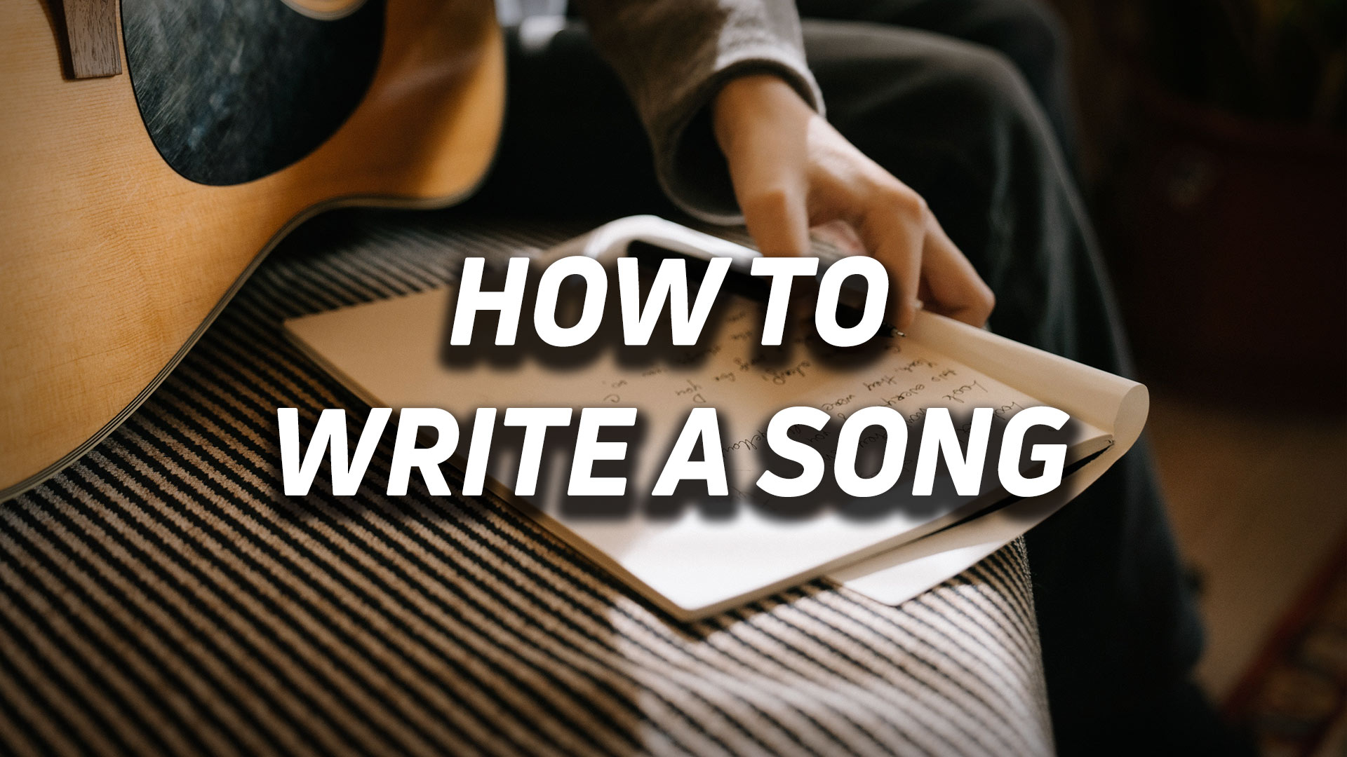 how to write a song