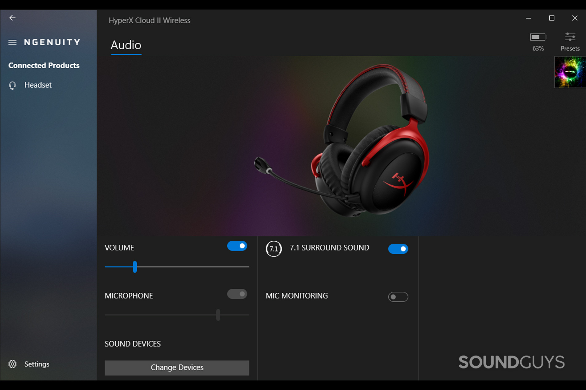 HyperX Cloud 3 III Wired Gaming Headset With HiFi 7.1 Surround