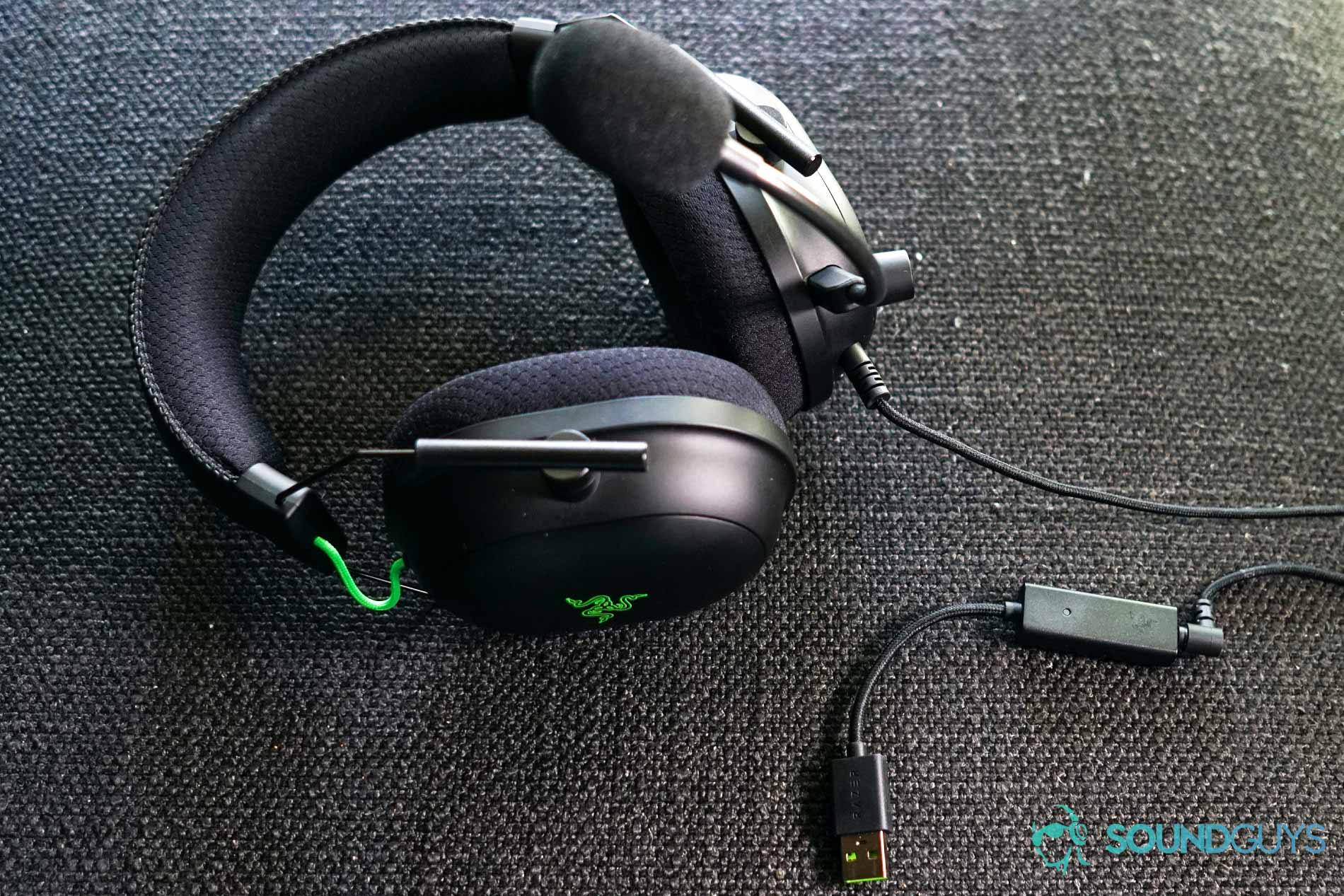 Casque gaming filaire razer blackshark v2 edition spéciale noir et