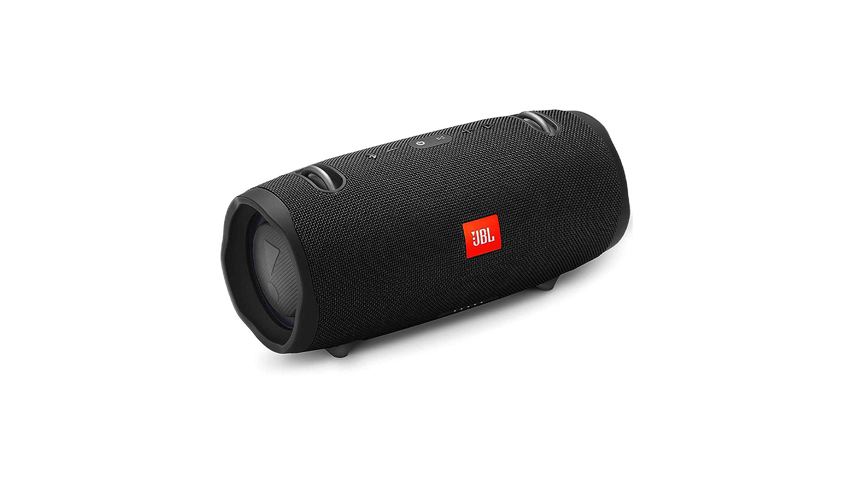 jbl xtreme 2 product image The JBL Xtreme 2 portable Bluetooth speaker in black against a white background.
