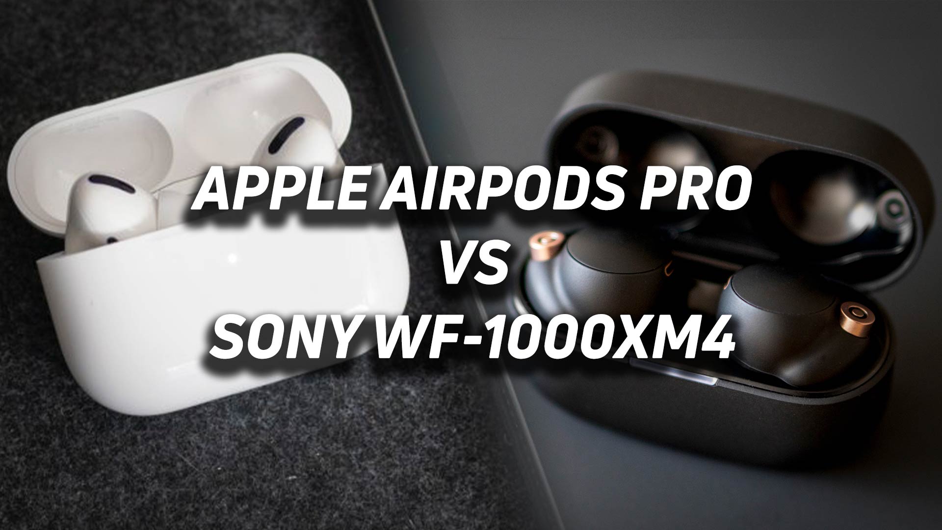 Produkt Ideel grøntsager Apple AirPods Pro (1st generation) vs Sony WF-1000XM4 - SoundGuys