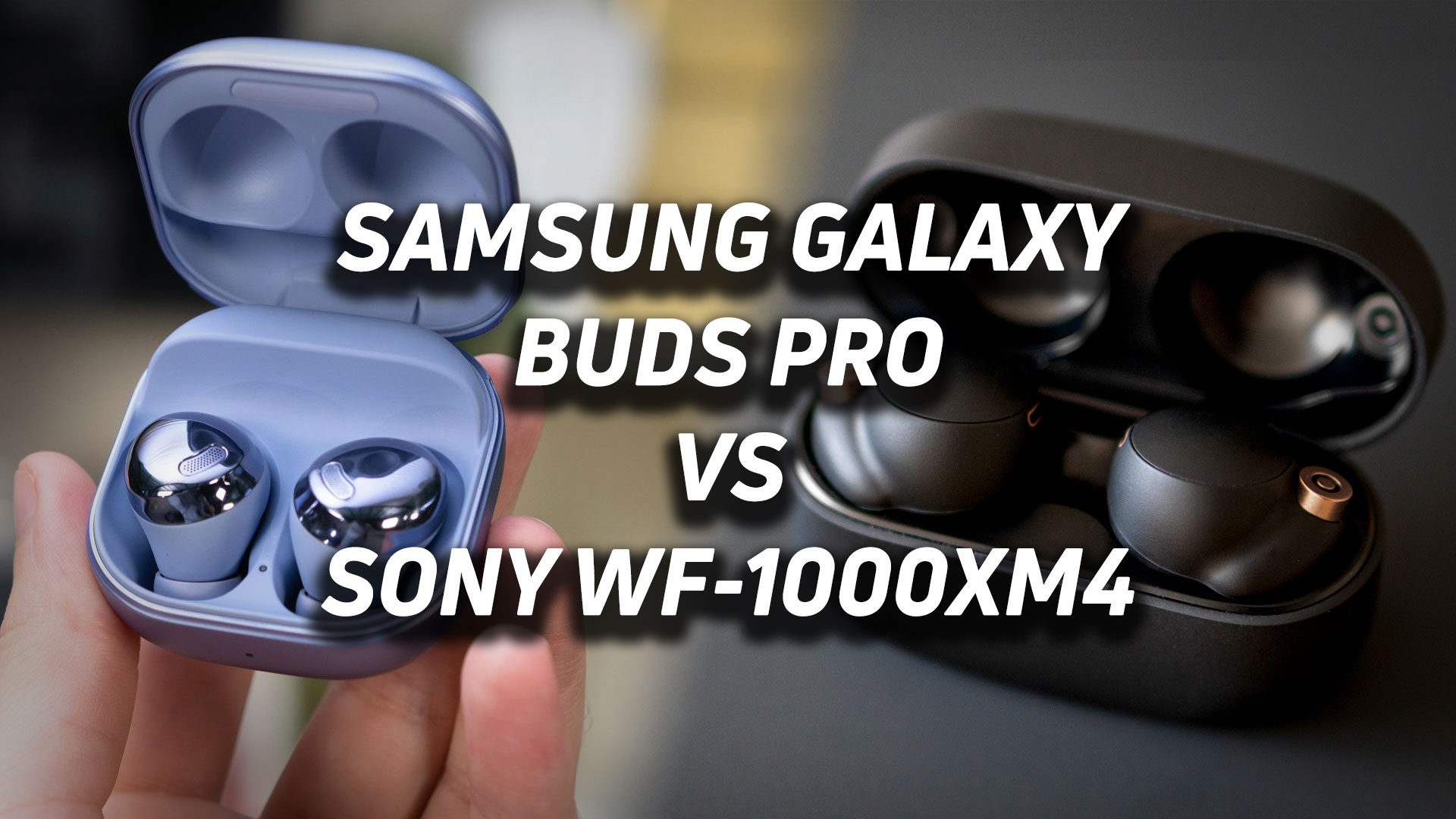 A blended image of the Samsung Galaxy Buds Pro