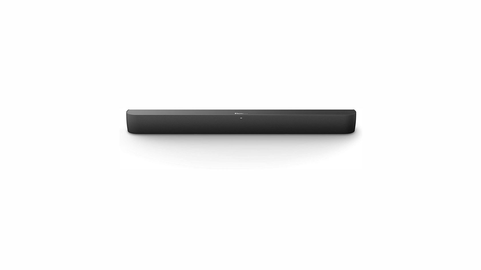 The Roku Streambar Pro in black against a white background.