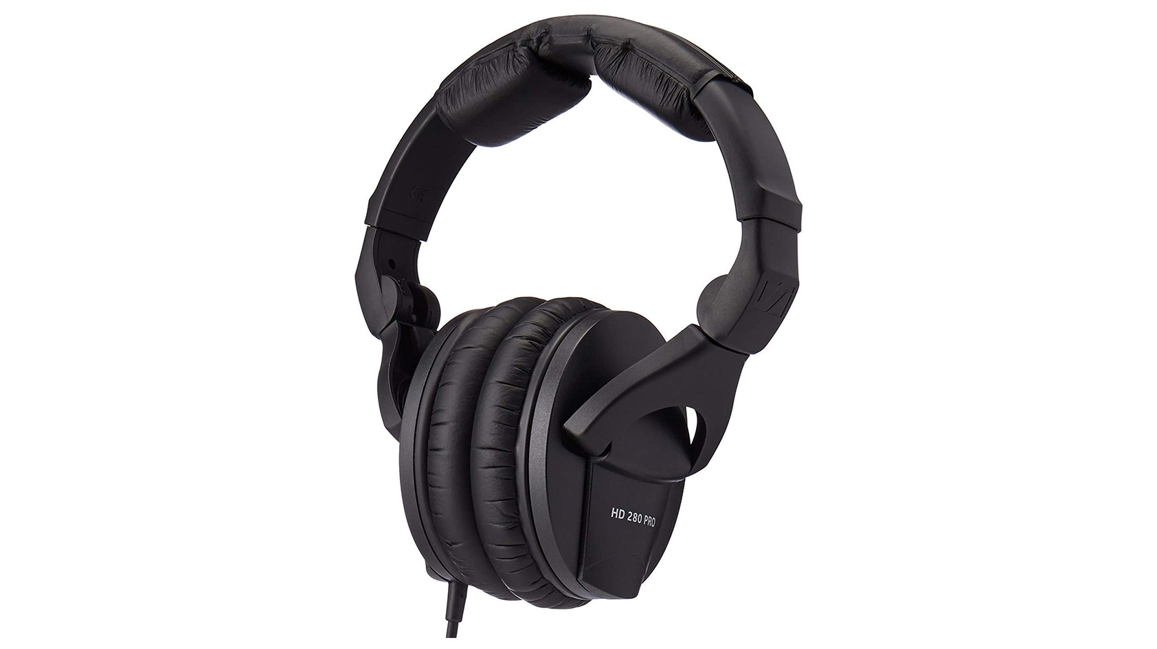The Sennheiser HD 280 Pro studio headphones in black against a white background.