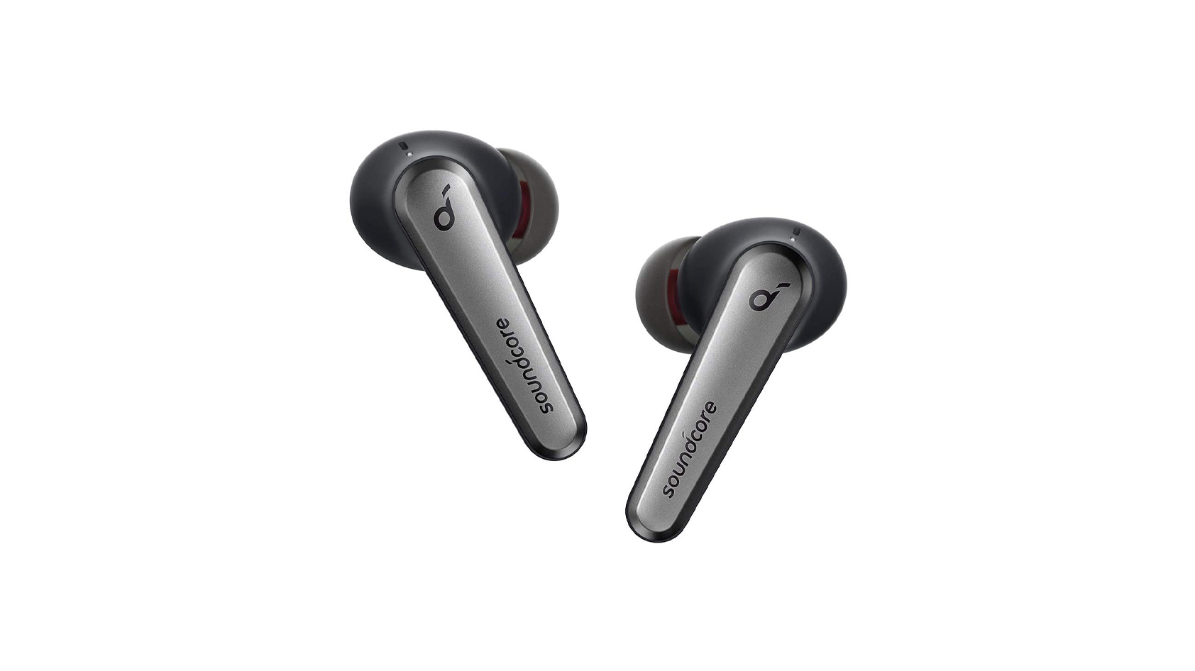 Anker Soundcore Liberty Air 2 Pro noise canceling true wireless earphones against a white background.