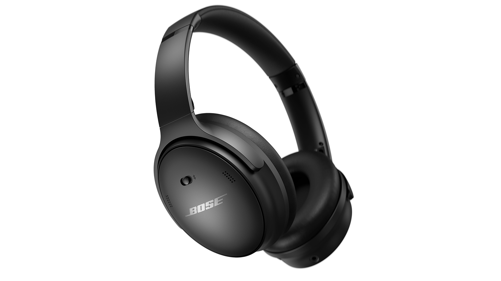 The Bose QuietComfort 45 in black against a white background.