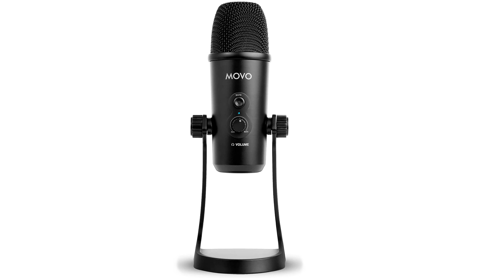 The Movo UM700 USB mic in black against a white background.